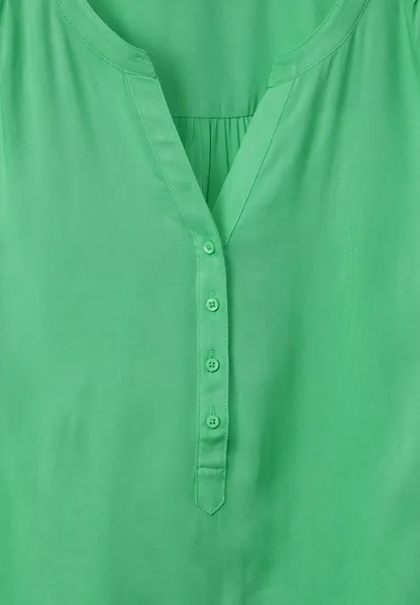 Bluse im Tunikastyle soft grass green