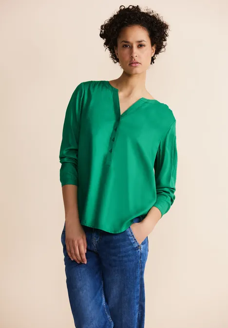 Bluse in Viskose fresh spring green