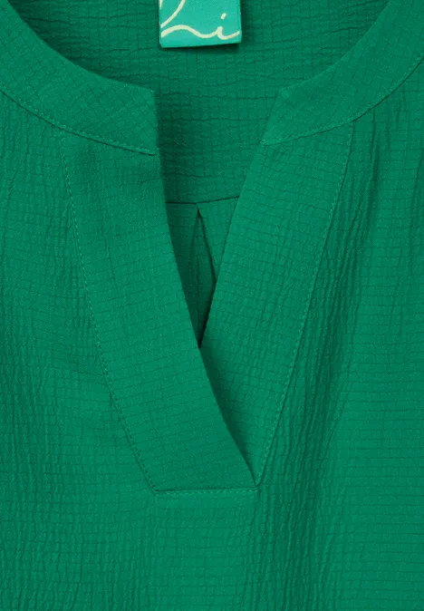 Tunikabluse mit Struktur fresh spring green