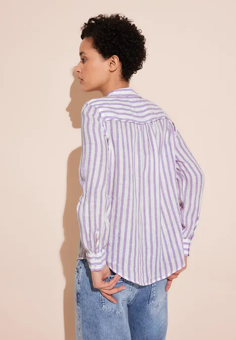 Gestreepte blouse smell of lavender Gestreepte blouse smell of lavender