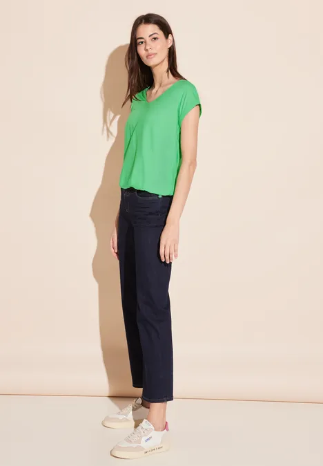 Viskose Bluse light spring green