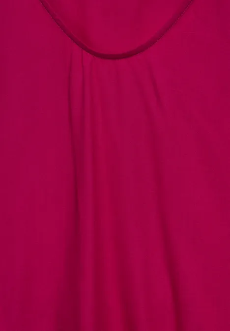 Viscose blouse firefly red