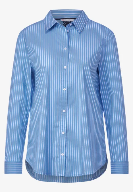 Streifen Hemdbluse light spring blue