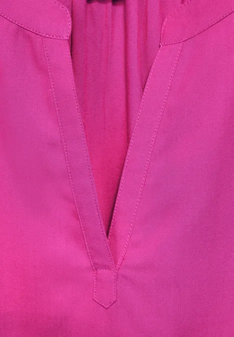 Blusenshirt in Unifarbe smell of rose