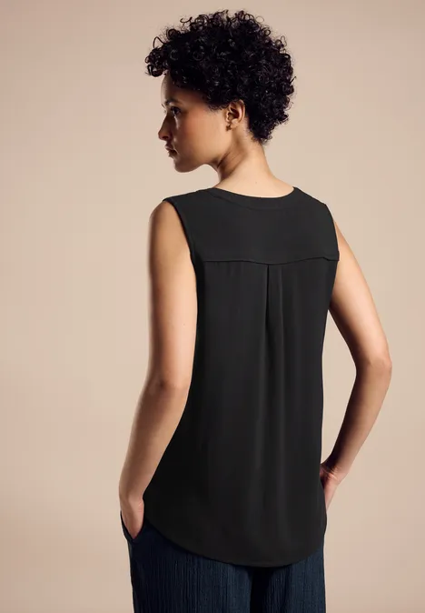 Sommer Blusentop Black