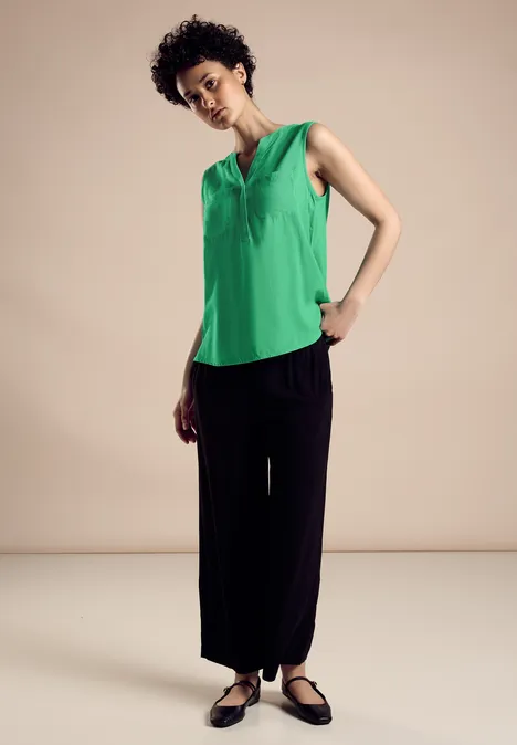 Sommer Blusentop soft grass green