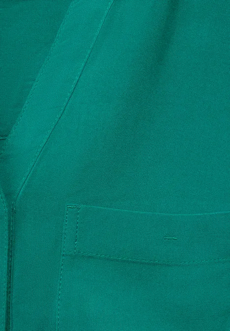 Sommer Blusentop intense aqua