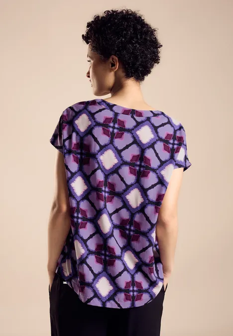 T-shirt chemisier d'été bellflower lilac