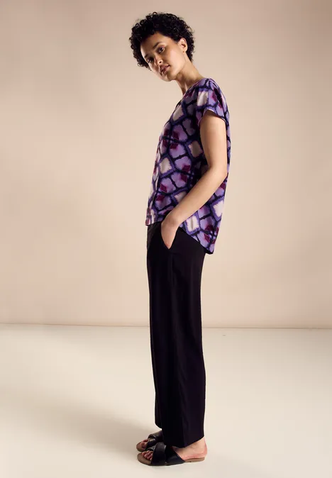 T-shirt chemisier d'été bellflower lilac