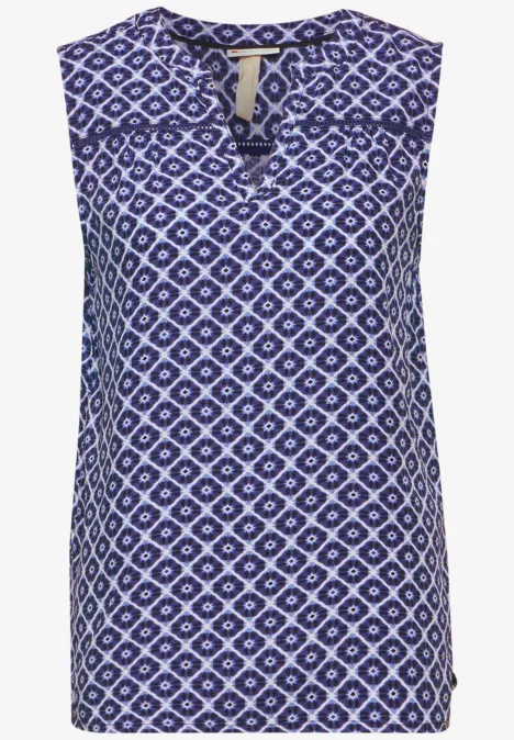 Sommer Blusentop deep blue