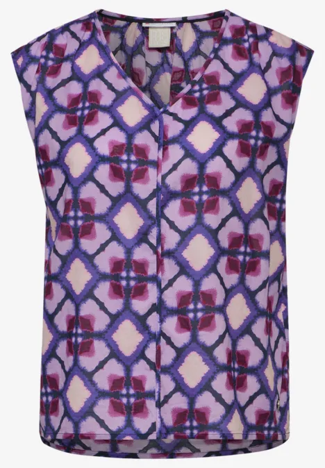 Blusenshirt mit Print bellflower lilac