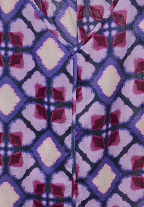 Blusenshirt mit Print bellflower lilac