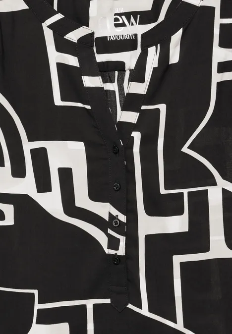 Débardeur chemisier de couleur unie Black Débardeur chemisier de couleur unie Black