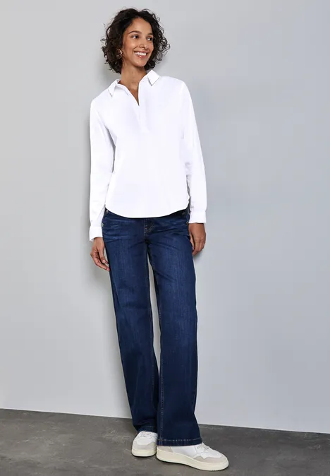 Lange Bluse White