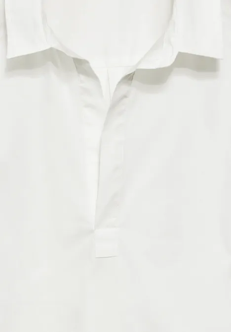 Lange Bluse off white