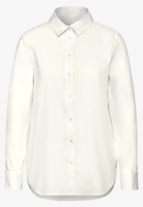 Lange Bluse off white