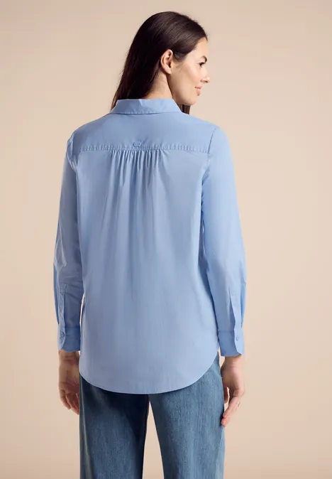 Lange Bluse original blue