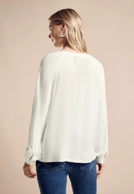 Raglan-Bluse off white