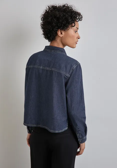 Jeansbluse Dark Blue