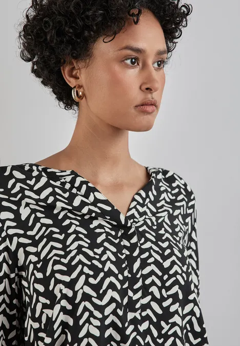 Lange Bluse Black