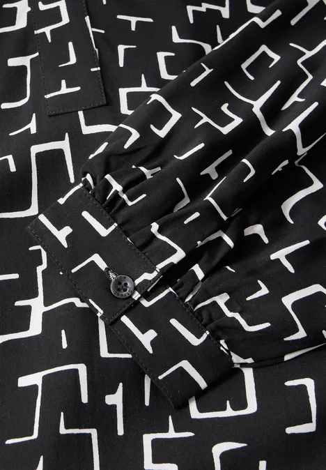 Bedruckte Tunika Black