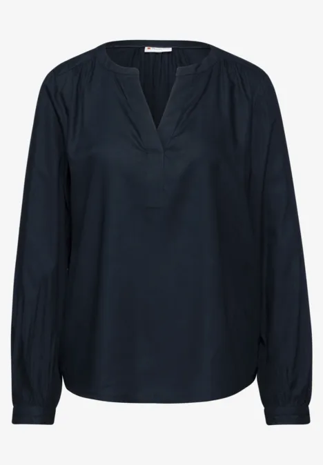 Tunika in Unifarbe deep blue