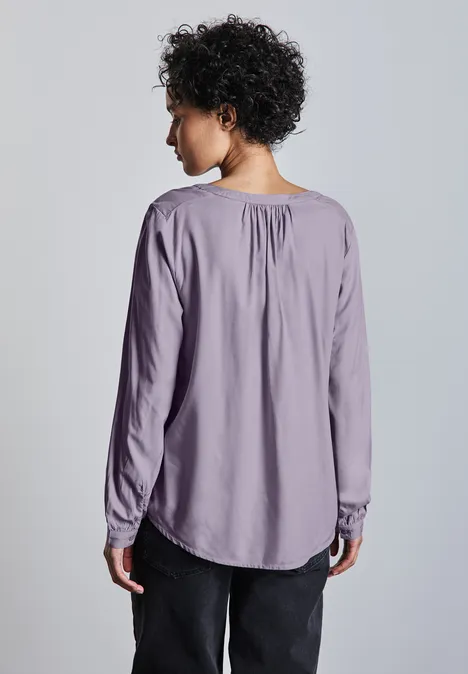 Tunika in Unifarbe wisteria purple