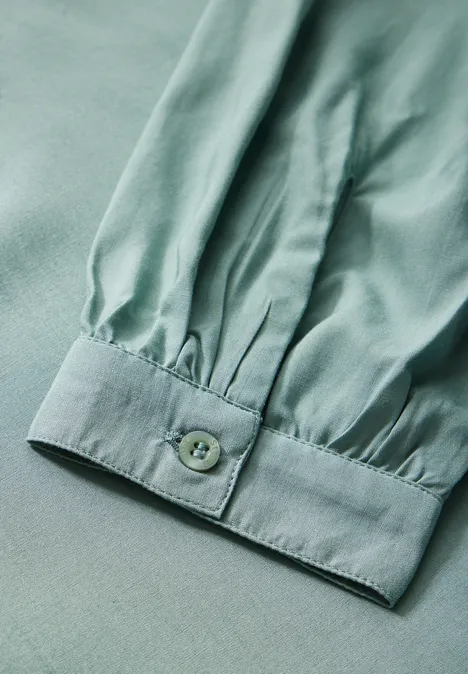 Tunika in Unifarbe seafoam green