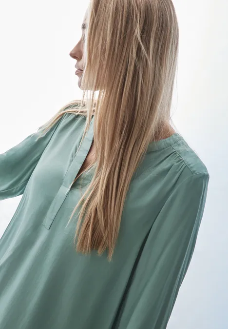 Tunika in Unifarbe seafoam green
