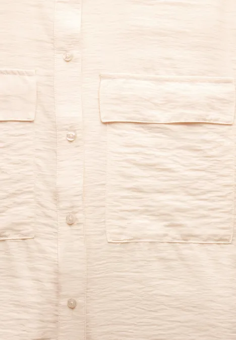Relaxed Fit Bluse lucid white