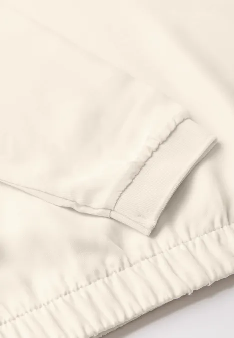 Blouse avec ourlet froncé lucid white