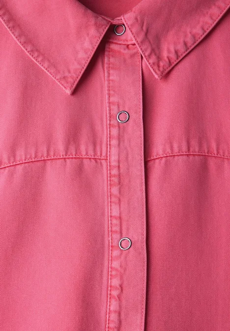 Bluse im Washed-Look sugar coral
