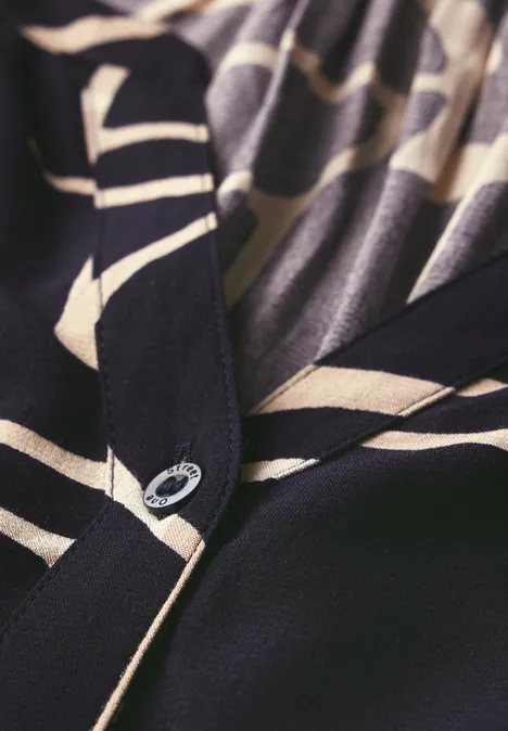 Tunika mit Smock-Details deep tint blue