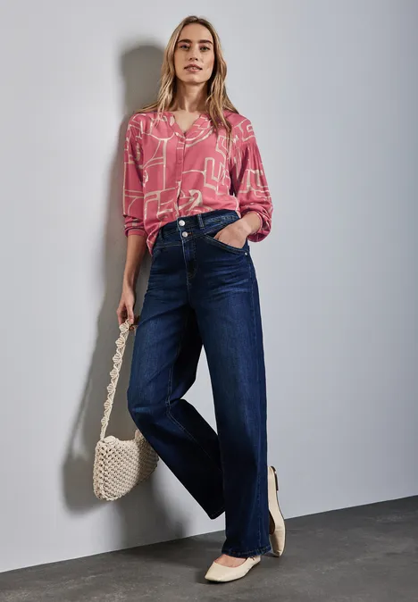 Tuniek met smokdetails sugar coral