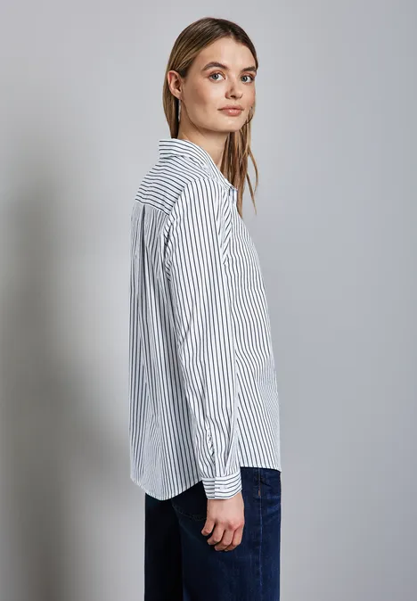 Lange Business-Bluse White