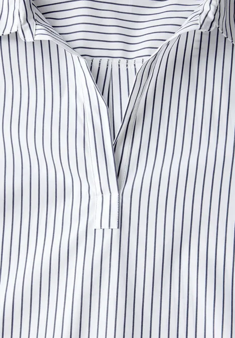 Lange Business-Bluse White