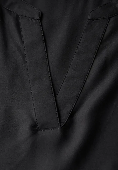Bluse in Unifarbe Black