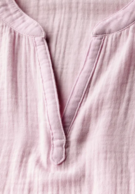 Musselin-Bluse fresh rose