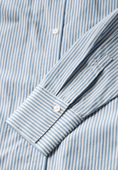 Chemisier à rayures smoked blue