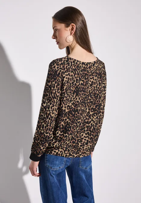 Blouse à motifs cub brown