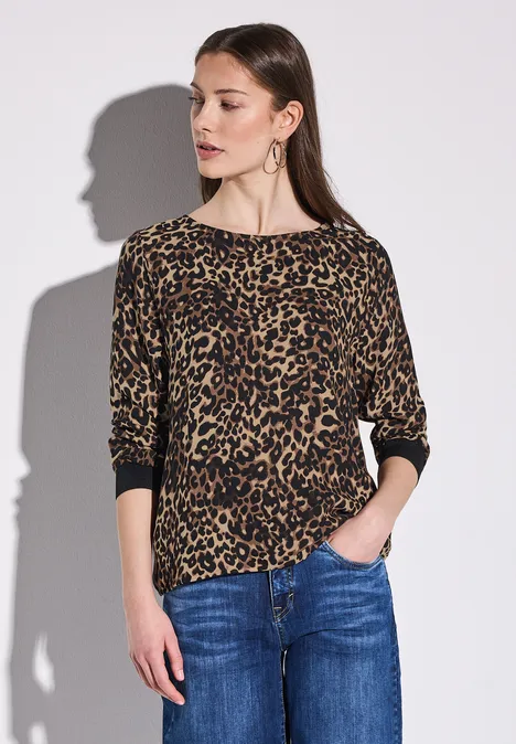 Blouse à motifs cub brown
