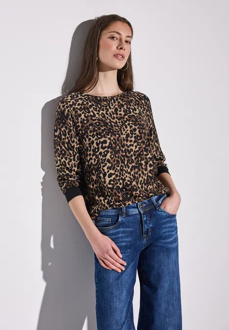 Blouse à motifs cub brown