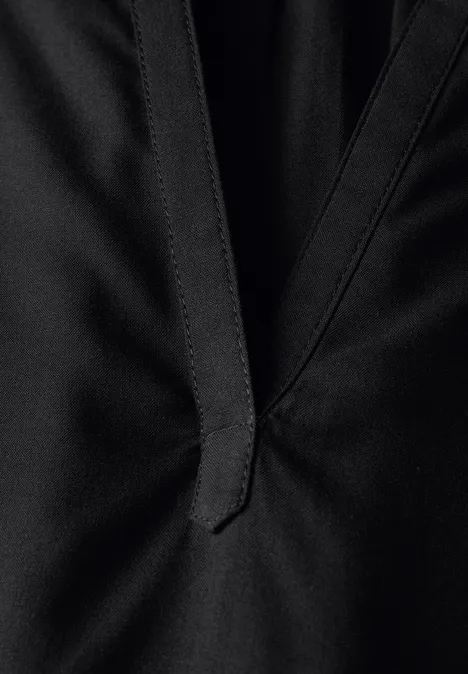 Bluse in Unifarbe Black