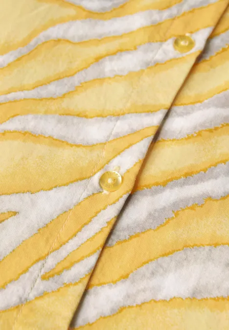 Top mit Knopfleiste buttercream yellow