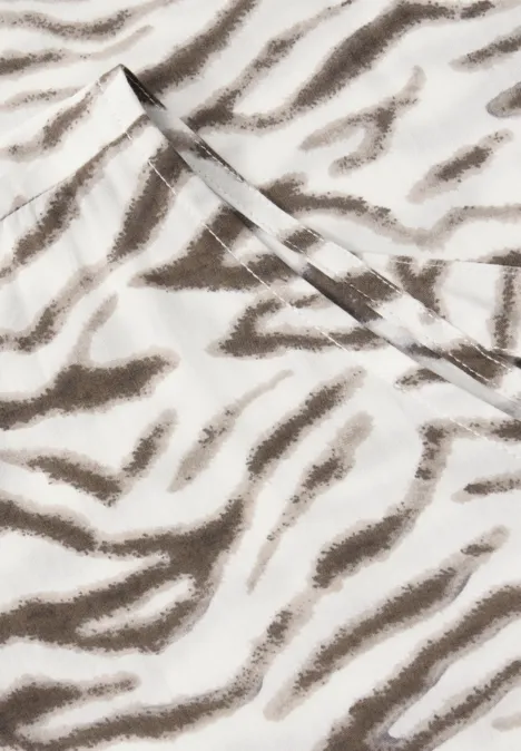 Bluse mit Rückenausschnitt nomad brown