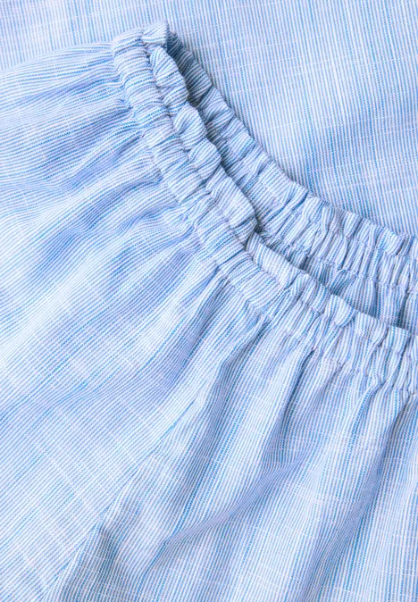 Chambray Bluse original blue