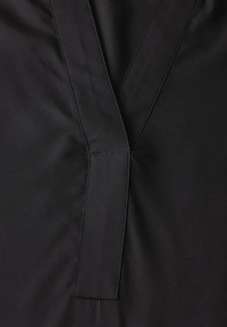 Tunique Split Neck Black