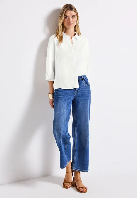 Dolman Hemdbluse off white