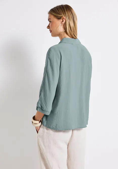 Dolman Hemdbluse arona blue