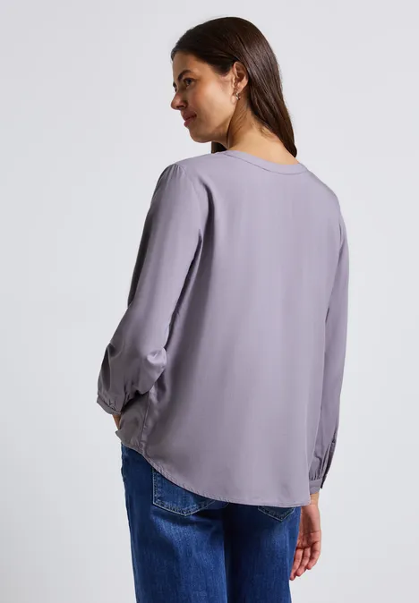 Tunique Split Neck wisteria purple